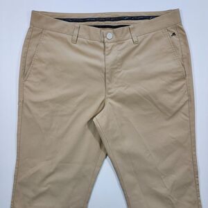 Maide Bonobos‎ Men's Golf Pant Flat Front Beige Shirt Grip Size 35x34